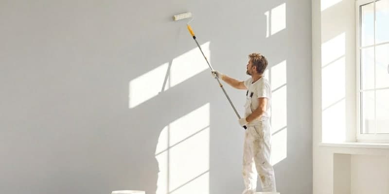 painting plaster walls